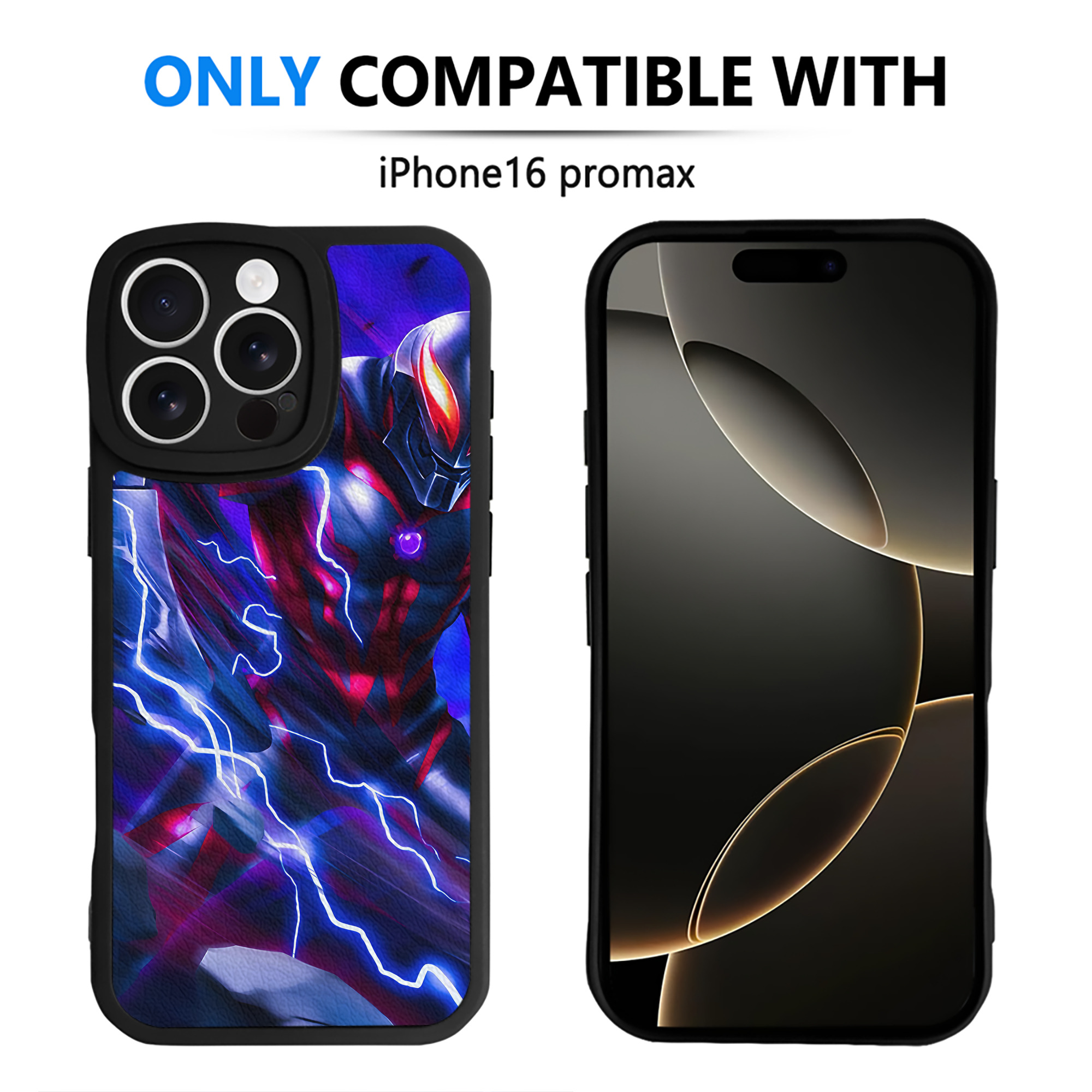 （画像用） ウルトラマン Ultraman 【iPhone 16シリーズ対応】シリコンスマホケース（レザー調） 材質：シリコン